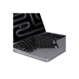 NovStrap MacBook Pro 16 inç M5 Pro M5 Max A3428 A3429 ile Uyumlu Türkçe Q Siyah Klavye Koruyucu Kılıf
