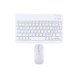 NovStrap Samsung Galaxy Tab A11 / A11 Plus ile Uyumlu Türkçe Q Bluetooth Klavye Mouse Seti Şarjlı