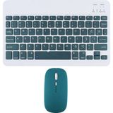 Novstrap Samsung Galaxy Tab S10 S9 S8 S7 FE Plus Ultra Lite Uyumlu Haki Bluetooth Klavye-Mouse