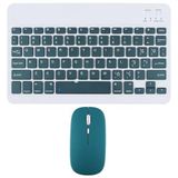 NovStrap Samsung Galaxy Tab S11 / S11 Ultra ile Uyumlu Türkçe Q Bluetooth Klavye Mouse Seti Şarjlı YEŞİL KOYU