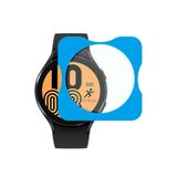 NovStrap Samsung Galaxy Watch 4 44mm ile Uyumlu Ekran Koruyucu Temperli Cam Kolay Uygulama Aparatlı