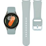 NovStrap Samsung Galaxy Watch 7 6 5 Pro 4 Fe 40 42 43 44 45 46 47 Mm Uyumlu Kordon Tam Kapatan Pimli Silikon - Açık Yeşil