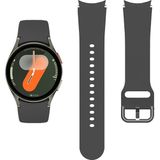 Novstrap Samsung Galaxy Watch 7 6 5 Pro 4 Fe 40 42 43 44 45 46 47 mm Uyumlu Kordon Tam Kapatan Pimli Silikon - Antrasit