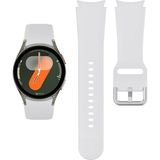 NovStrap Samsung Galaxy Watch 7 6 5 Pro 4 Fe 40 42 43 44 45 46 47 Mm Uyumlu Kordon Tam Kapatan Pimli Silikon - Beyaz