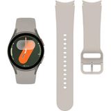 Novstrap Samsung Galaxy Watch 7 6 5 Pro 4 Fe 40 42 43 44 45 46 47 mm Uyumlu Kordon Tam Kapatan Pimli Silikon - Starlight