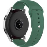 NovStrap Samsung Galaxy Watch 7 Fe 4 5 Pro 6 Classic 40 42 43 44 45 46 47 Mm Uyumlu Kordon (20 Mm) Silikon Kordon Kayış - Açık Yeşil