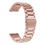 NovStrap Samsung Galaxy Watch 7 Fe 4 5 Pro 6 Seri 40 42 43 44 45 46 47 Mm Uyumlu Kordon (20MM) Çelik Metal
