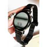 NovStrap Samsung Galaxy Watch 7 Fe 6 5 4 40-42-43-44-45-46-47 Mm Uyumlu Kordon 20mm Luxury Slim Metal Hasır