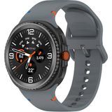 Novstrap Samsung Galaxy Watch 8 40MM 44MM Classic 46MM ile Uyumlu Kordon Lansman Silikon Kayış - Watch 8 (40-44-46mm) - Antrasit