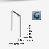 Novus 53F/14 Galvaniz 600 Adet Geniş Zımba Teli