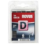 Novus D Tip 53 F-6 mm 1200'lü Yassı Zımba Teli