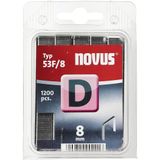 Novus D Tip 53 F-8 mm 1200'lü Yassı Zımba Teli