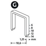 Novus G Tip 11-12 mm 600'lü Yassı Zımba Teli