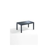 Novussi 90x150 Antrasit Rattan Camli Masa