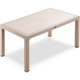 Novussi Classi 150 Rattan Dikdörtgen Camsız Masa - Cappucino