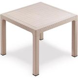 Novussi Classi Rattan Masa 90x90 Camsız