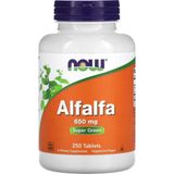 Now Alfalfa, 650 mg , 250 Tablets - Aromasız