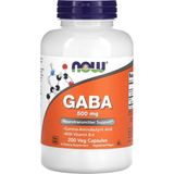 Now Food Ga.ba With Vitamin B-6, 500MG 200 Vegie Kapsul.abd Menşei.43. - Aromasız