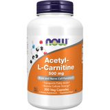 Now Foods Acetyl-L Carnitine 500 mg Amino Acid Brain And Nerve Cell Function 50 Vegeterian Capsules DapneLabsdan