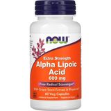 Now Foods Alpha Lipoic Acid Extra Strength 600 mg 60 Veg Capsules