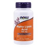 Now Foods Alpha Lipoic Acid With Vitamins C & E 100 mg 60 Vegetarian Capsules (Glutatyon Support)