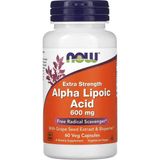 Now Foods Alpha Lipoic Acid+Grape Seed Extra Strength 600 Mg 60 Veg Caps - 60 KAPSÜL