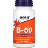 Now Foods B-50 Choline Inositol Paba Nervous System Health 100 Tablet