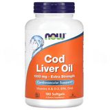 Now Foods Cod Liver Oil 1000 mg 180 Softgels - İthal