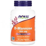 Now Foods D-Mannose 500 mg 120 Veg Capsules - İthal