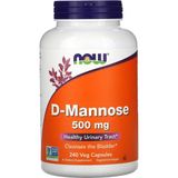 Now Foods D-Mannose, 500 Mg, 240 Veg Capsules