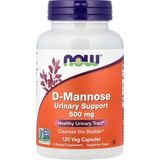 Now Foods D-Mannose Urinary Support 500MG - 120 Kapsül - Cleanses The Bladder* - Aromasız