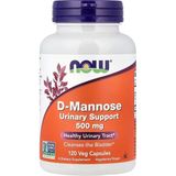 Now Foods D-Mannose Women's Health Urinary Support 500 Mg 120 Veg Caps