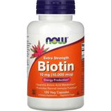 Now Foods, Extra Strength Biotin, 10 Mg (10,000 Mcg), 120 Veg Capsules - 120 KAPSÜL