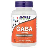 Now Foods Gaba 750 Mg 100 Vejetaryen Kapsül