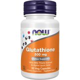 Now Foods Glutathione 500 Mg With Milk Thistle Extract & Alpha Lipoic Acid Detox Free Radical Neutralizer 30 Veg Caps