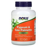 Now Foods, Pygeum & Saw Palmetto, 120 Softgels. USA