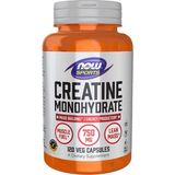 Now Foods, Sports, Creatine Monohydrate, Kreatin Monohidrat Mass Building / Energy Production 120 Veg Capsules
