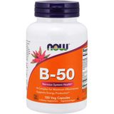 Now Foods Vitamin B-50MG Folate Paba Choline Inositol 100 Caps