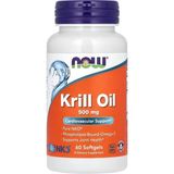 Now Krill Oil 1000 mg 60 Softgels 500 mg Per Softgel - Aromasız
