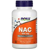 Now N-Acetyl Cysteine Nac 600 Mg With Selenium (Elemental) (From 5 Mg L-Selenomethionine Maintains Cellular Health Free Radical Protection Selenyum