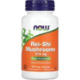 Now Rei-Shi Mushrooms 270 mg 100 Veg Capsules - Aromasız