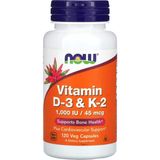 Now Vitamin D-3 K-2 120 Veg Capsule.özel Sporcu Gıdaların'dan.abd Menşei.36. - Aromasız