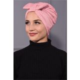 Nowa Scarf Dantelli Dış Bone Pudra Pembesi
