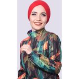 Nowa Scarf Havuz Bonesi Deniz De Ve Havuz Da Kullanıma Uygun Kırmızı