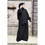 Nowa Scarf Medine İpeği Nowa Tesettür Takım Elbise Siyah
