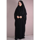 Nowa Scarf Şal ve Elbise İkili Takım Medine İpeği Kumaş Siyah