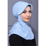 Nowa Scarf Spor Şapka Scarf Havuz Da Kullanılmaya Uygun Havuz Da Kullanılmaya Uygun Bebe Mavisi