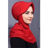 Nowa Scarf Spor Şapka Scarf Havuz Da Kullanılmaya Uygun Kırmızı