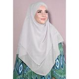 Nowa Scarf Sufle Khimar Orta Boy Tesettür Şal Bej