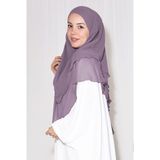 Nowa Scarf Sufle Khimar Orta Boy Tesettür Şal Rose